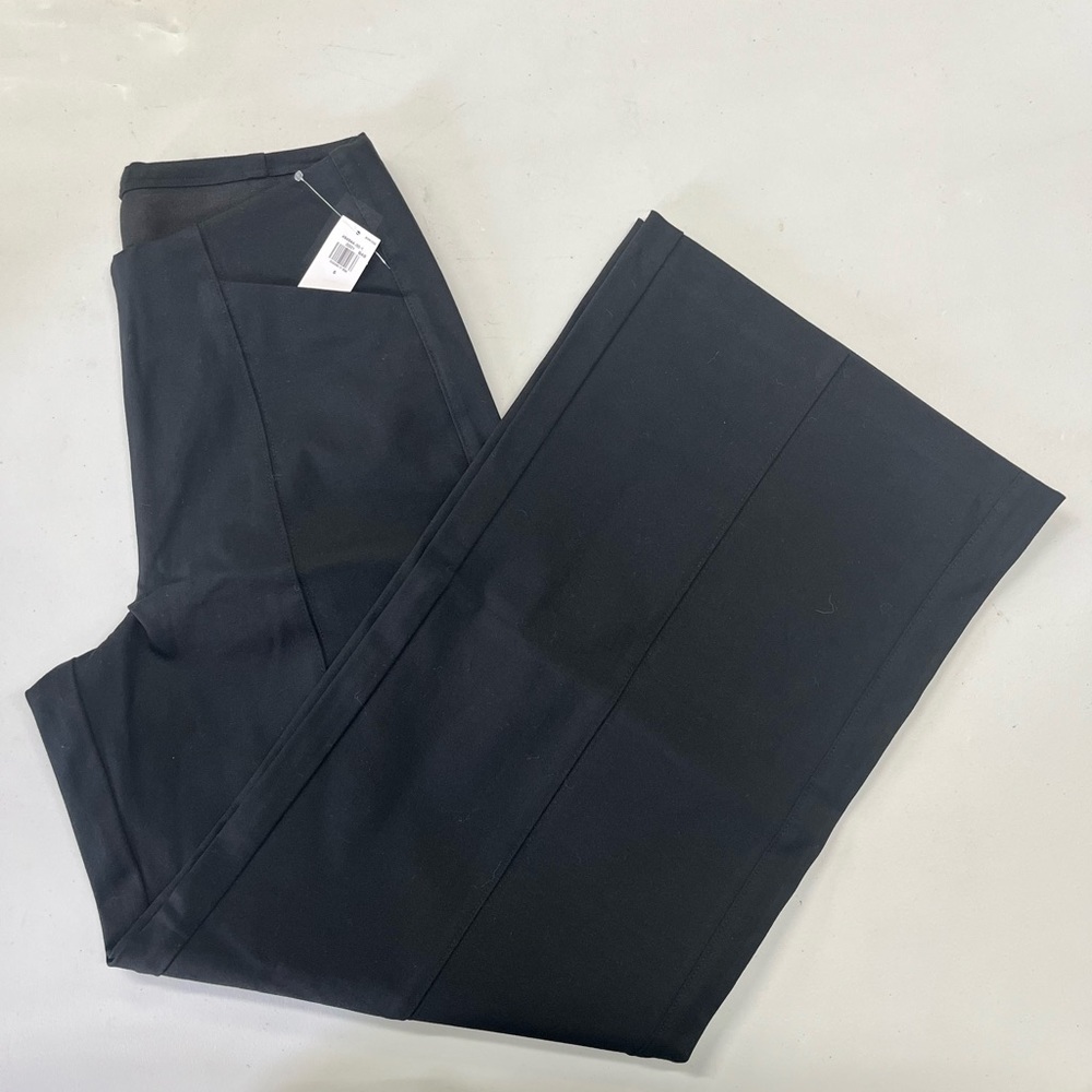 NWT Old Navy Black Pixie Wide-Leg Trouser with comfort waistband size SM